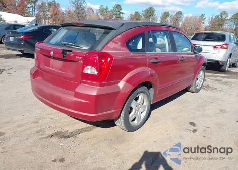 2007 Dodge Caliber Sxt z USA, uszkodzony, nr VIN 1B3HB48B07D538907